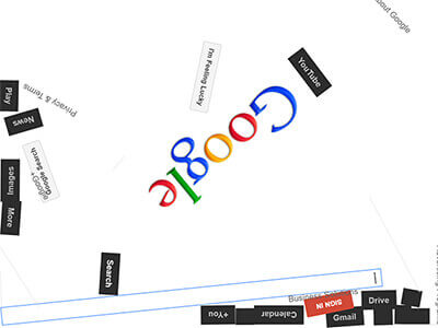 Google گریویٹی ایسٹر ایگ